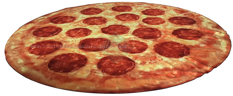 China Bulk Custom Printing pool towels wholesale Round Beach Towel Supplier
